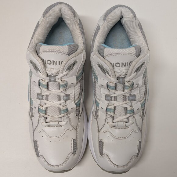 Vionic 23Walk Classic Sneaker in White & Blue   - Picture 3 of 16